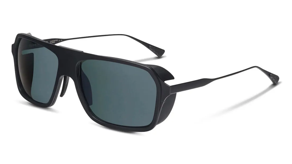 1898-Matte Black / Natural Green