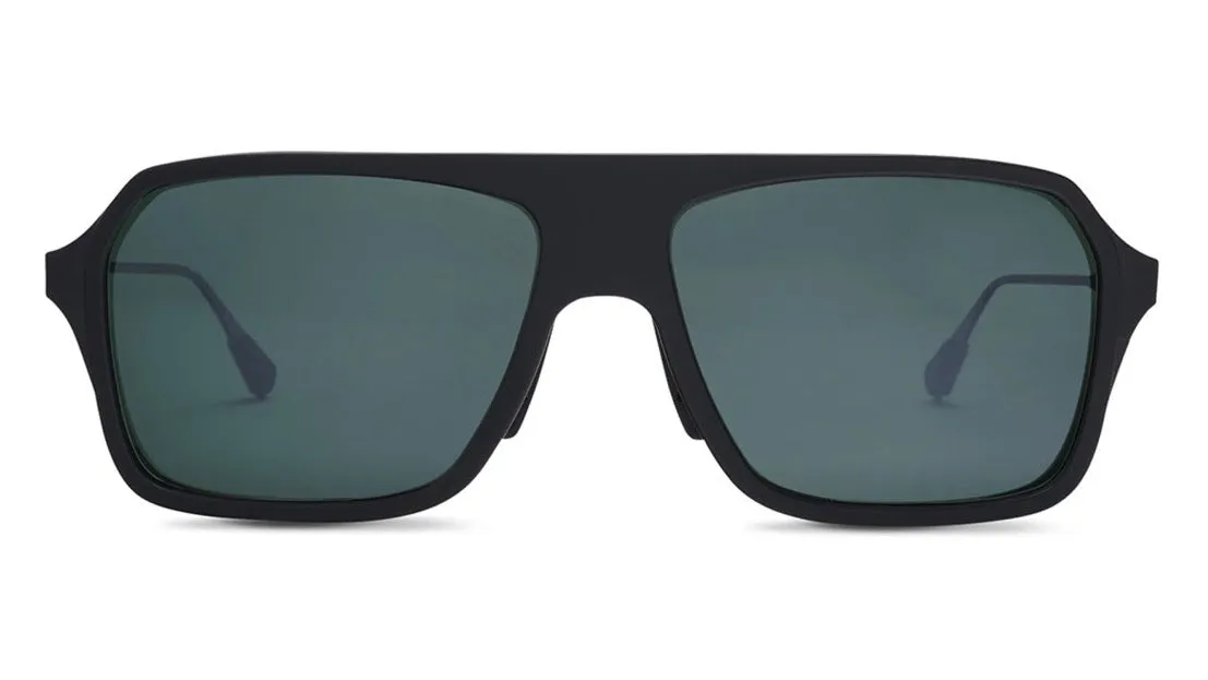 1898-Matte Black / Natural Green