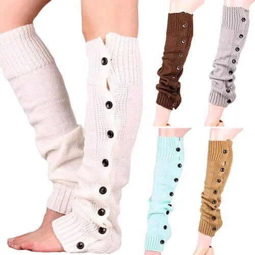 1Pair Fashion Women Winter Thigh High Leg Warmers
