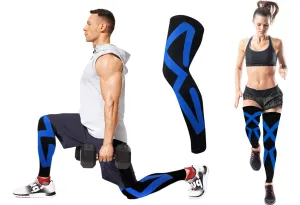 2-Pack: Kinesio Tape Knee and Calf Compression Sleeves