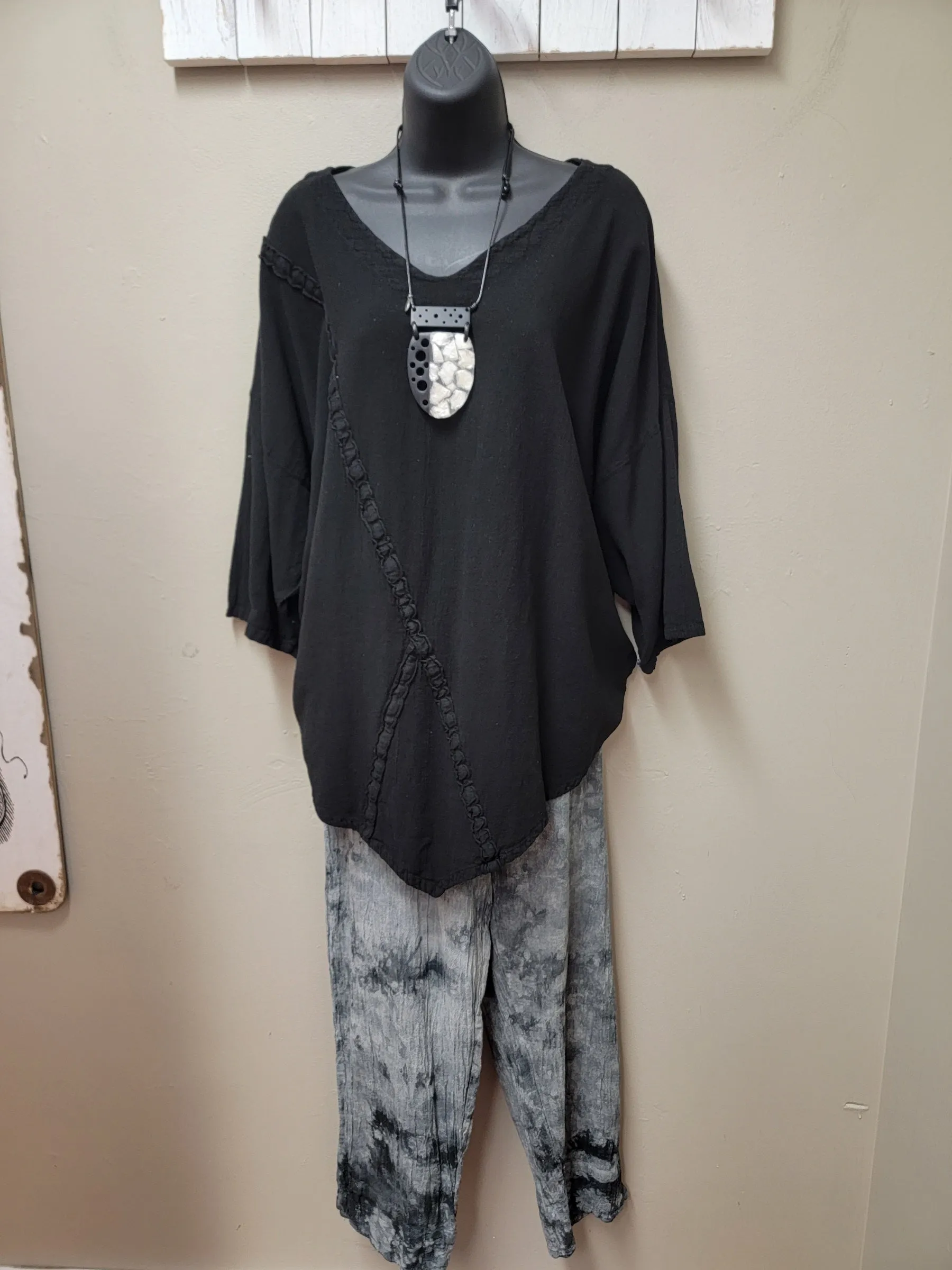 3 Color Ways - Fall in Love with "Fiona" in These Washed-Black Casual  Pants