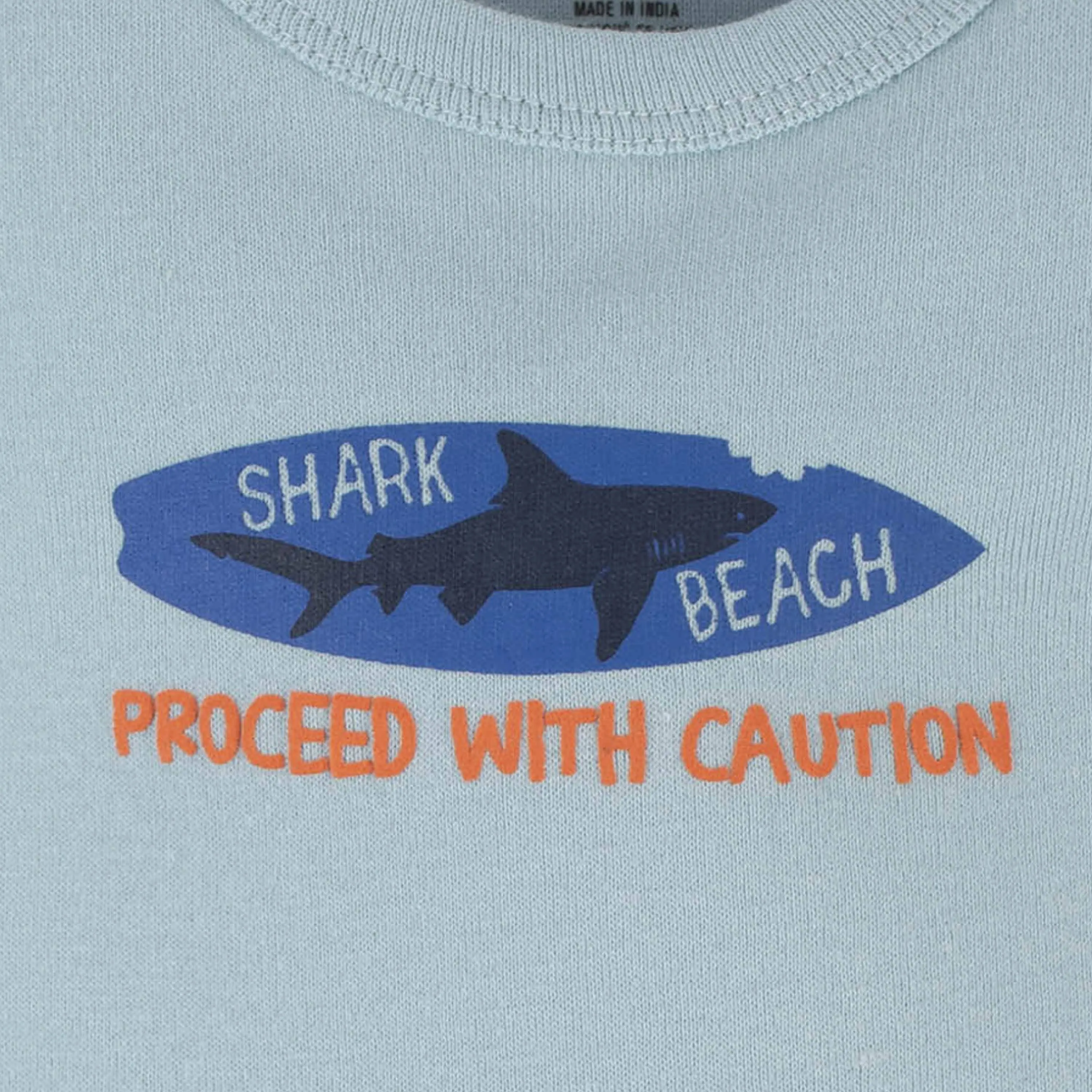 4-Pack Baby Boys Shark Zone Tank Onesies® Bodysuits
