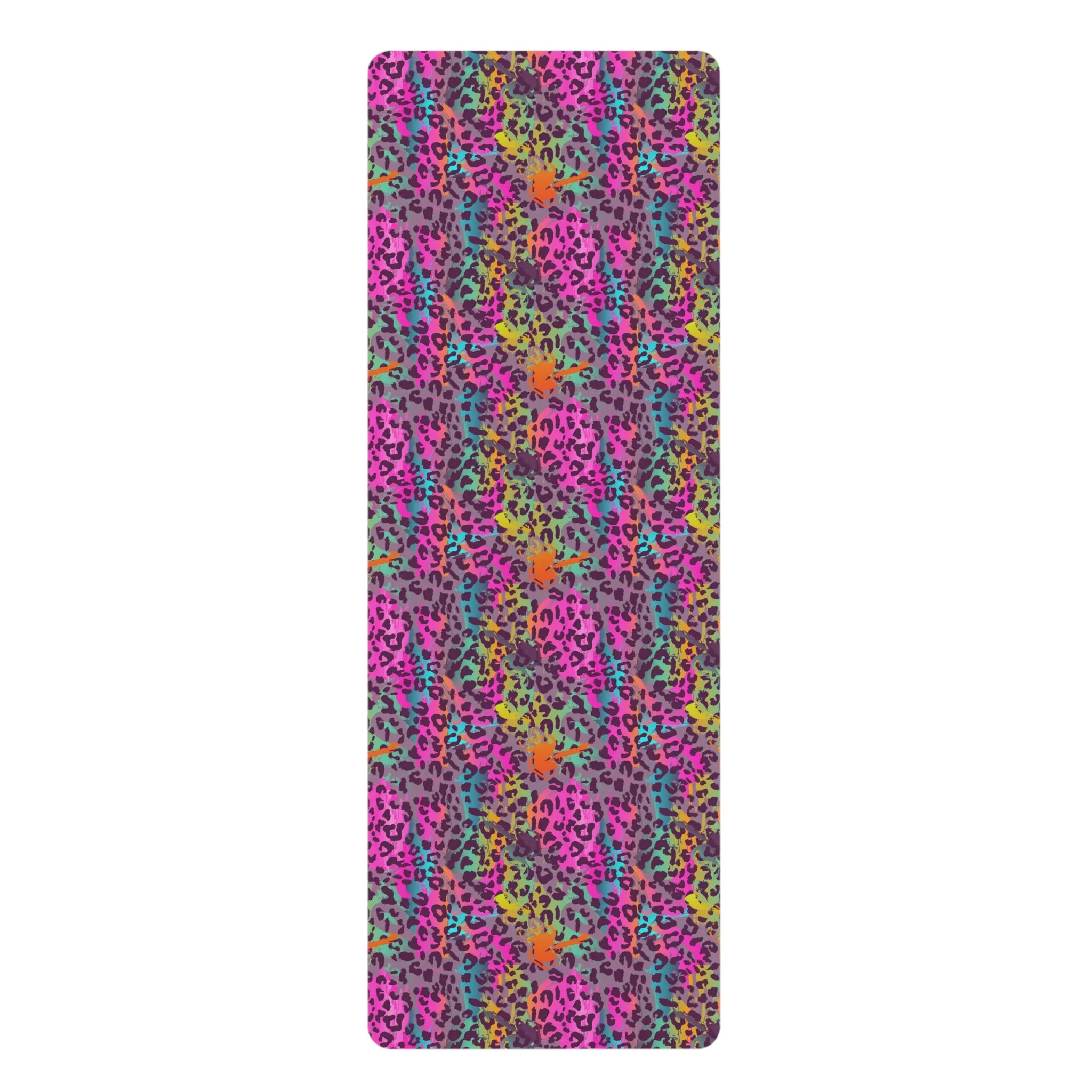 80's Cheetah Rubber Yoga Mat