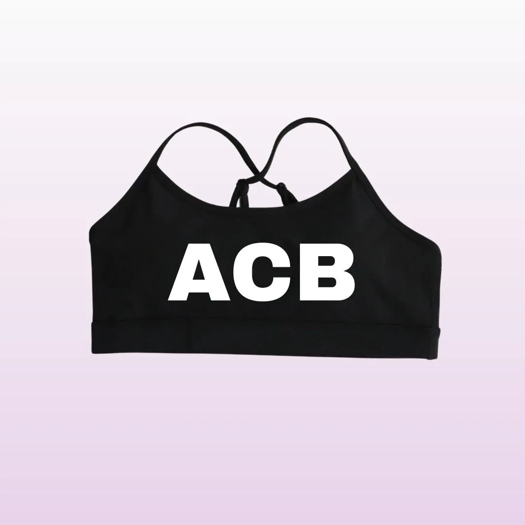 ACBikinis Black Sports Bra