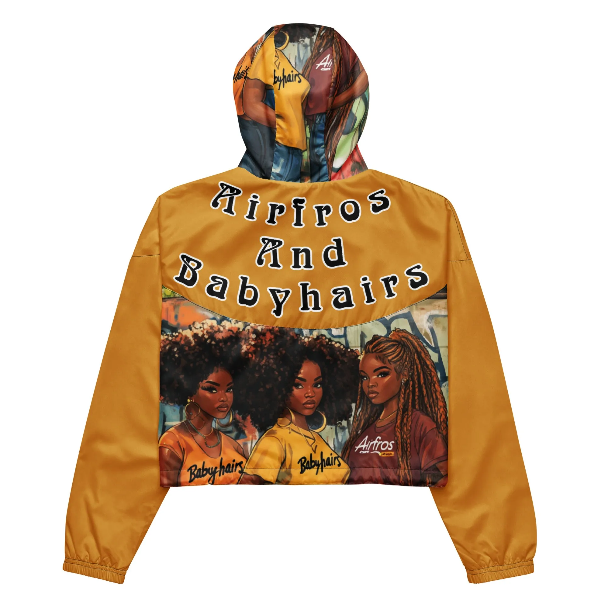 Airfros And Babyhairs 3 Home Girls Buttercup Cropped Windbreaker