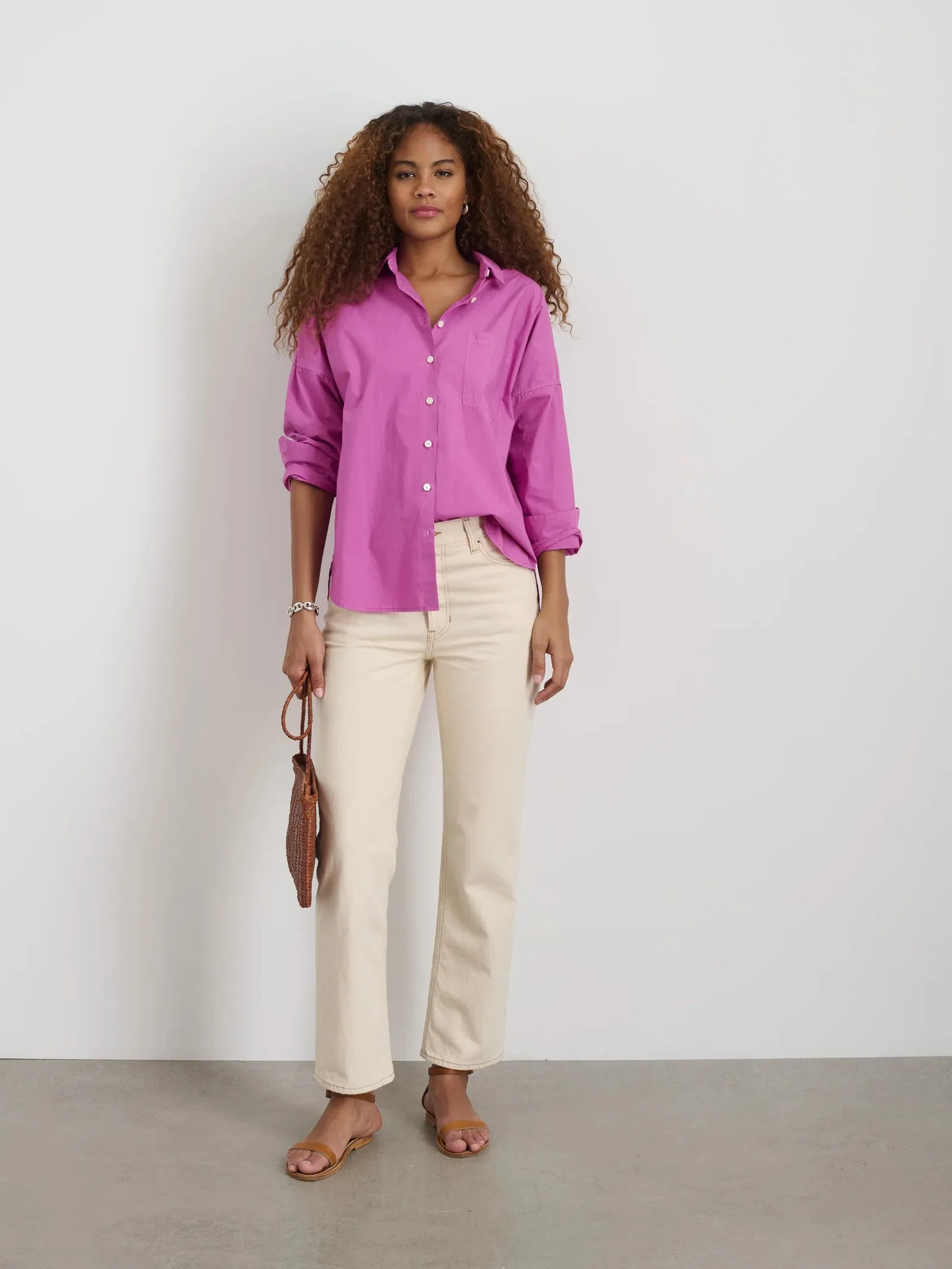 Alex Mill - Jo Shirt in Cotton Poplin (Rosebud)