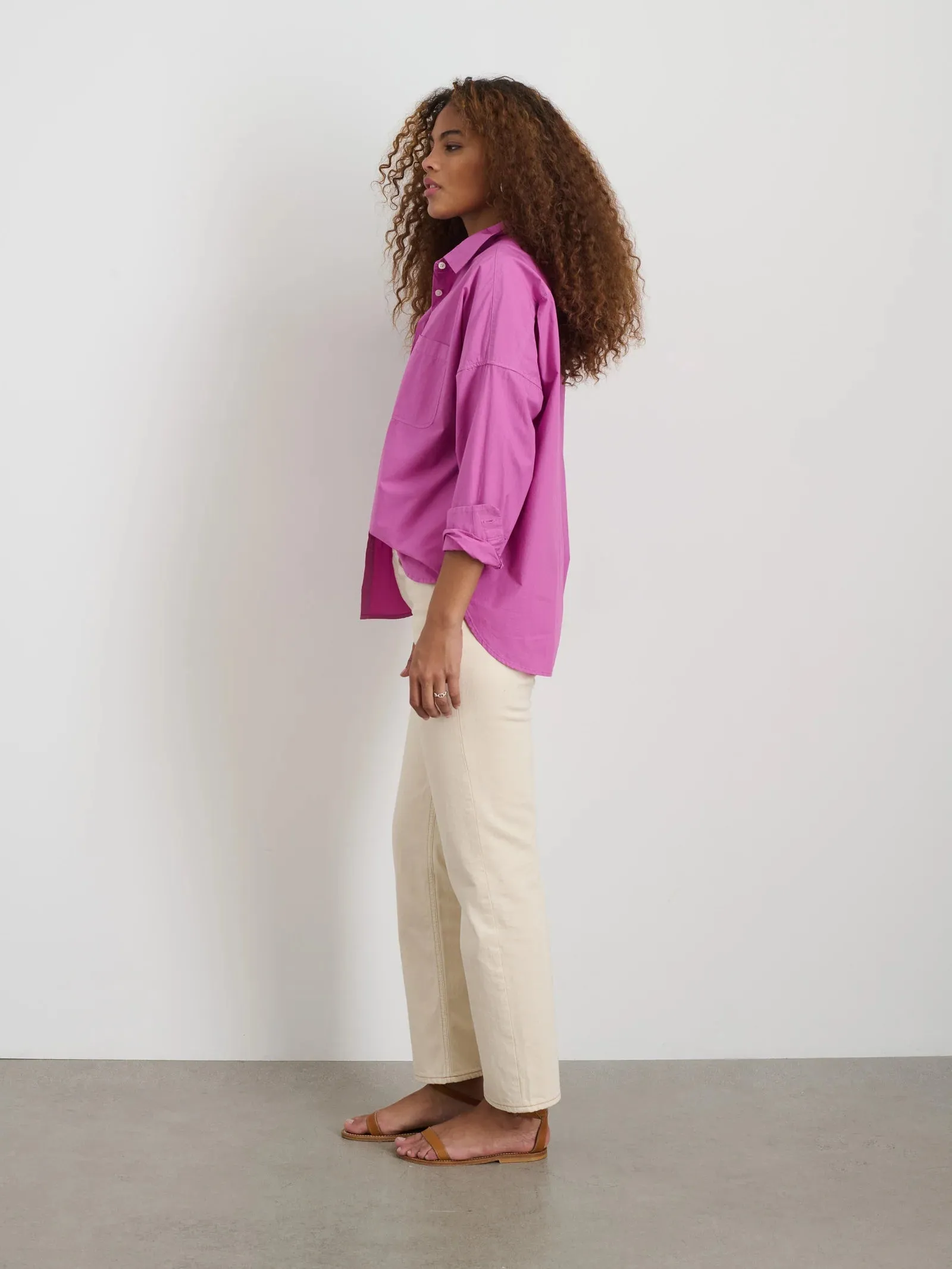 Alex Mill - Jo Shirt in Cotton Poplin (Rosebud)