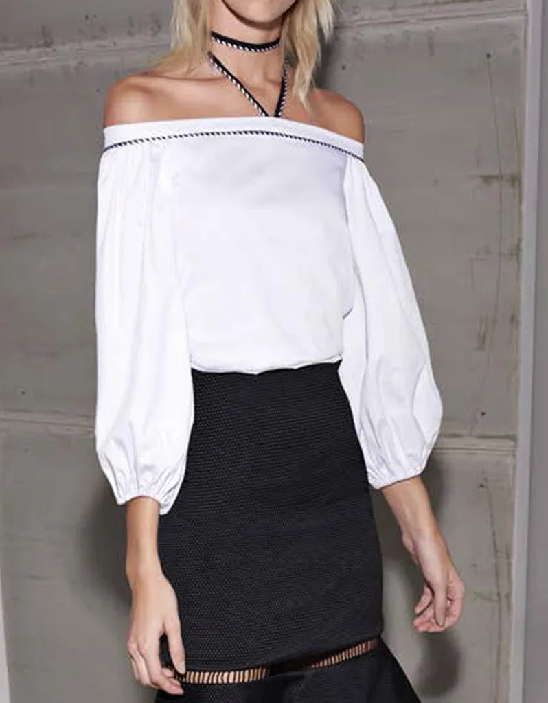 Alexis Karen Top in White