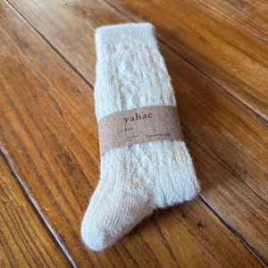 Alpalca Cable Pattern Socks