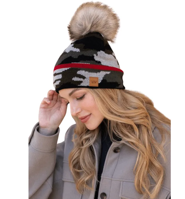 Alpha Camo Pom Hat