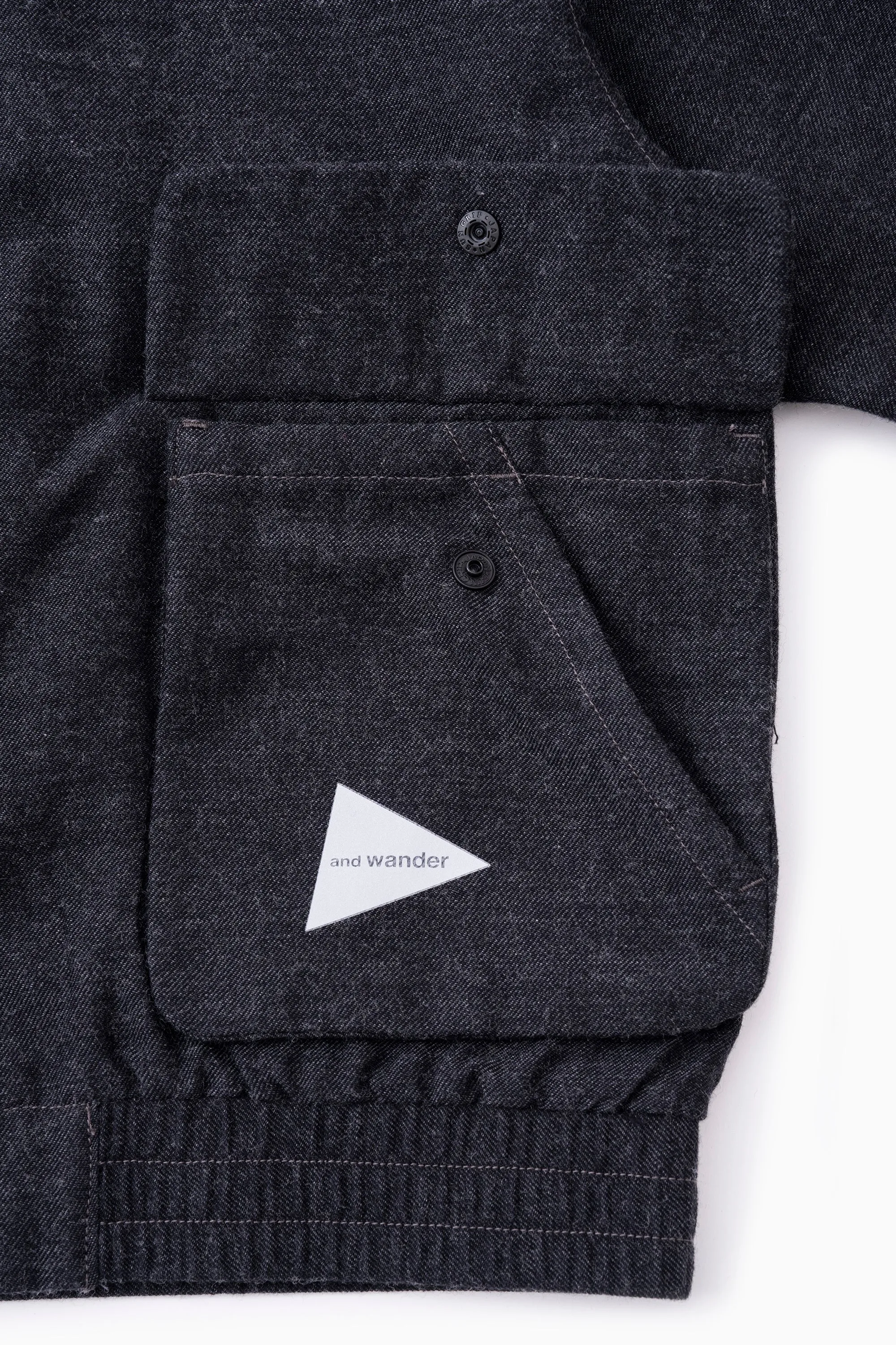 and wander - Zip Up C/W Blouson / Jacket - Dark Grey