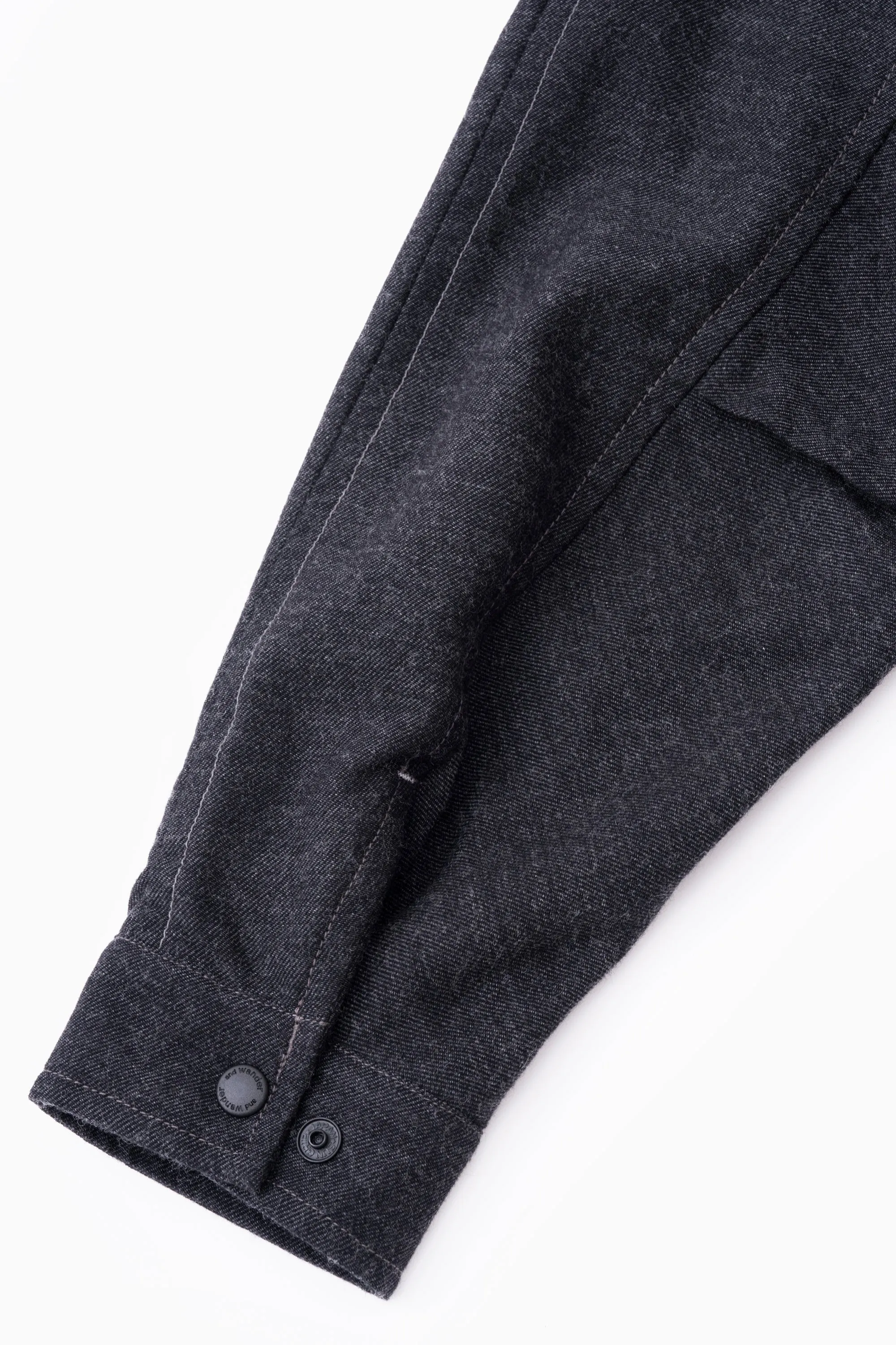 and wander - Zip Up C/W Blouson / Jacket - Dark Grey