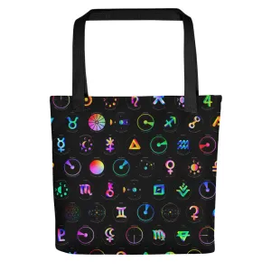 Astro Alignment Pattern Tote Bag
