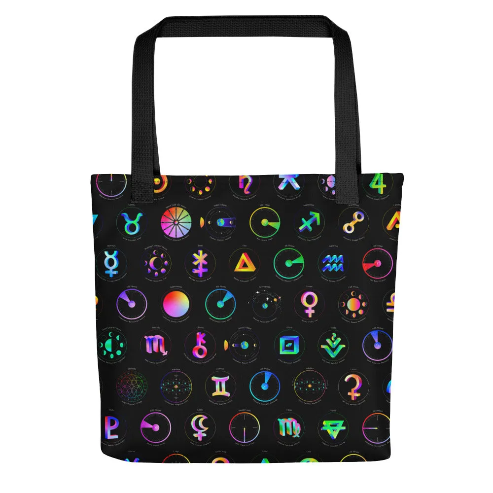 Astro Alignment Pattern Tote Bag