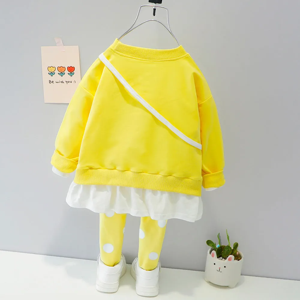 Baby Girl Western Style Trendy Two-piece Suit
