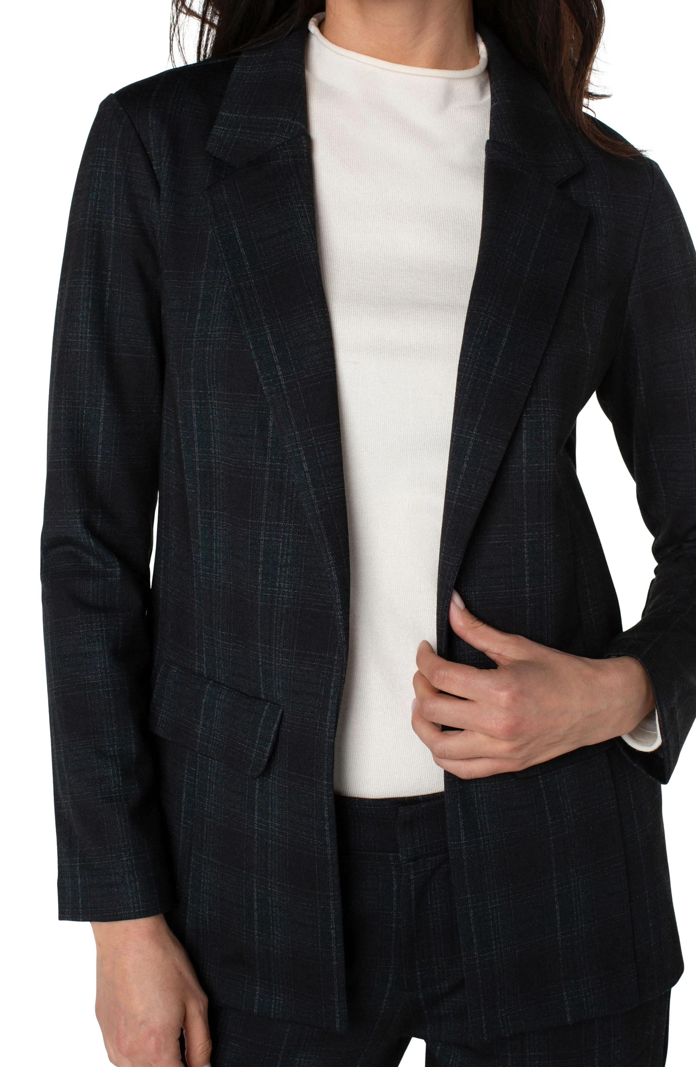 Black/ Green Shadow Blazer