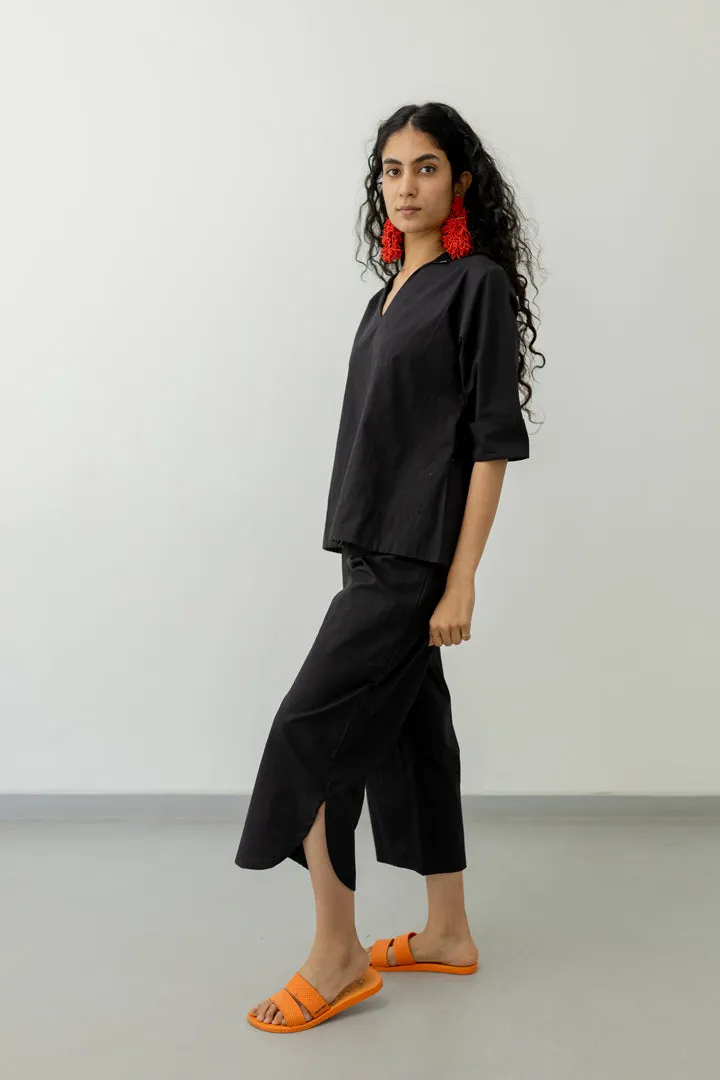 Black Poplin Co ord