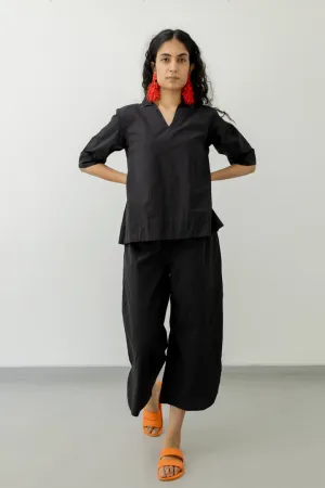 Black Poplin Co ord