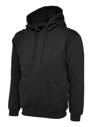 Black Uneek Classic Hoodie (UC502)