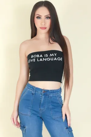 BOBA LOVE CROP TOP