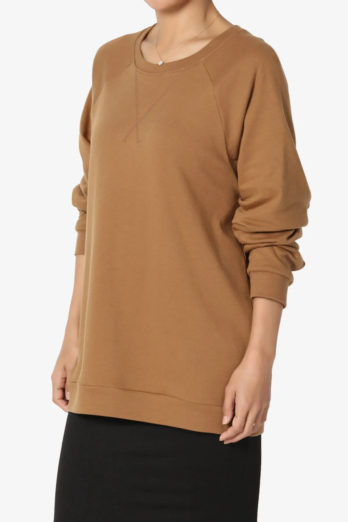 Carlene Cotton Raglan Sleeve Pullover Top