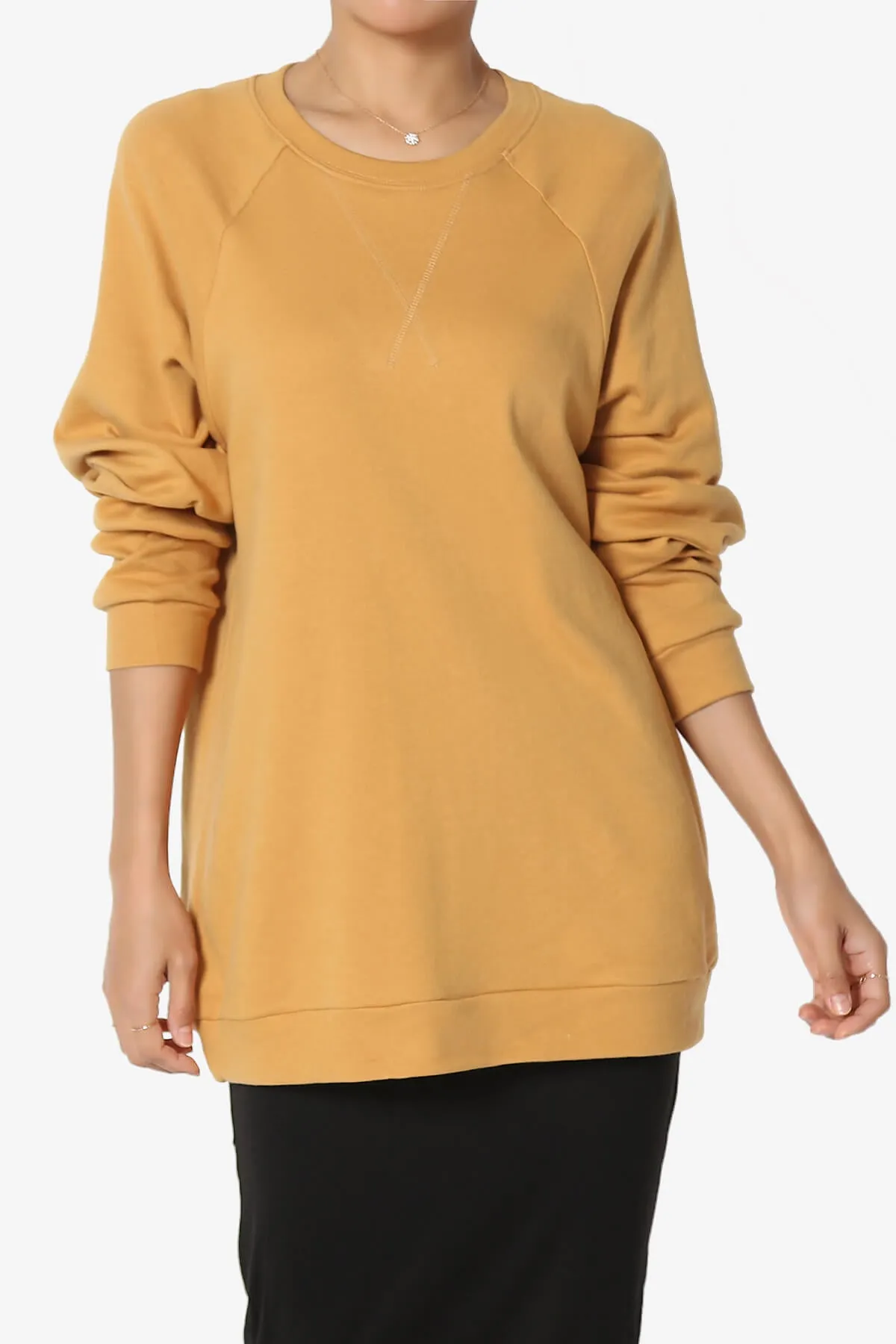 Carlene Cotton Raglan Sleeve Pullover Top