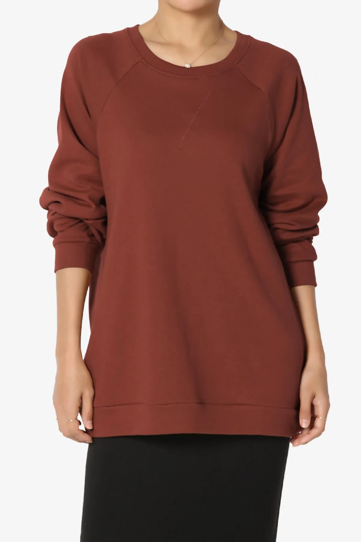 Carlene Cotton Raglan Sleeve Pullover Top
