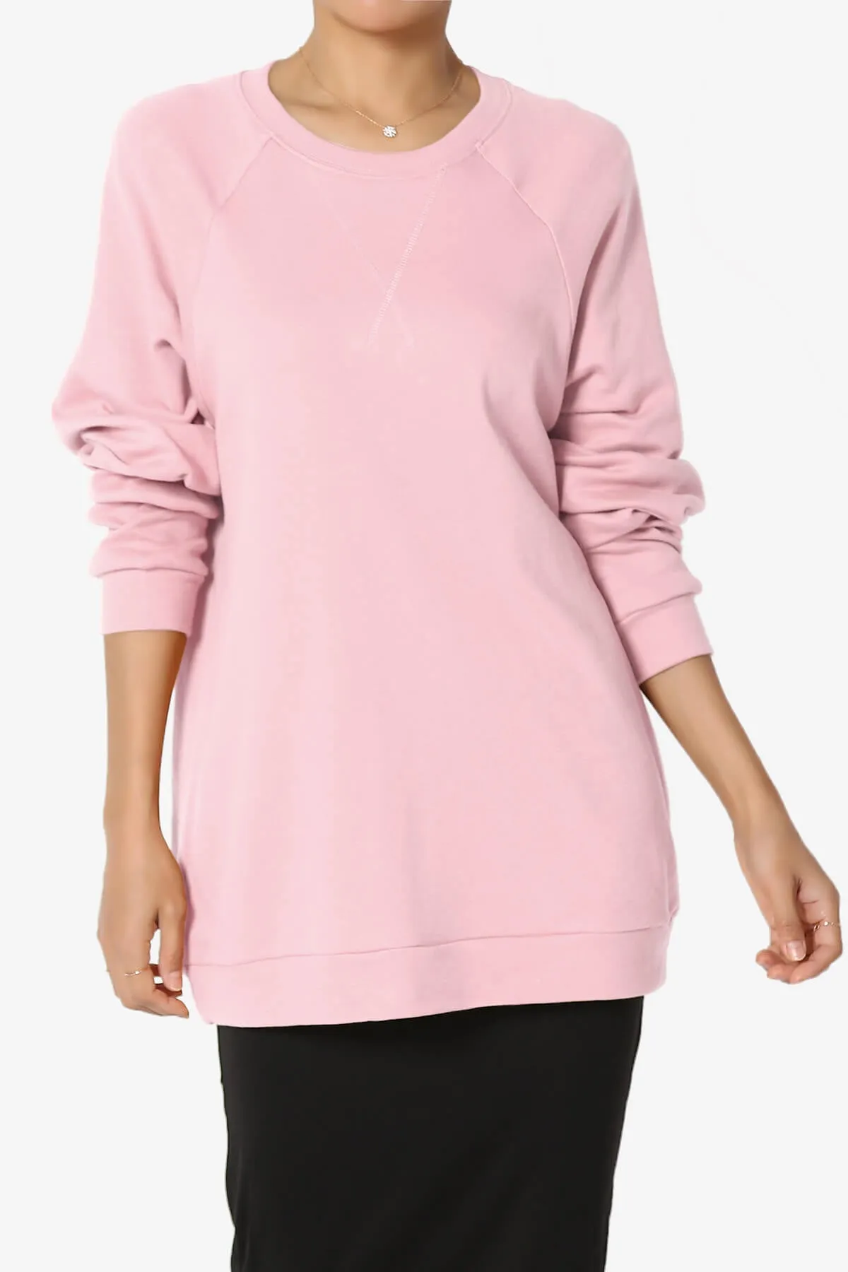 Carlene Cotton Raglan Sleeve Pullover Top