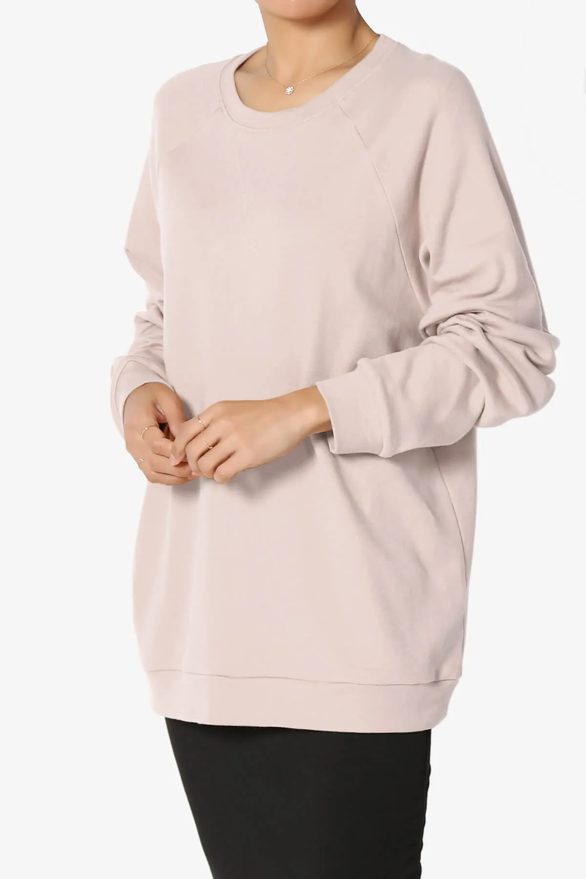 Carlene Cotton Raglan Sleeve Pullover Top