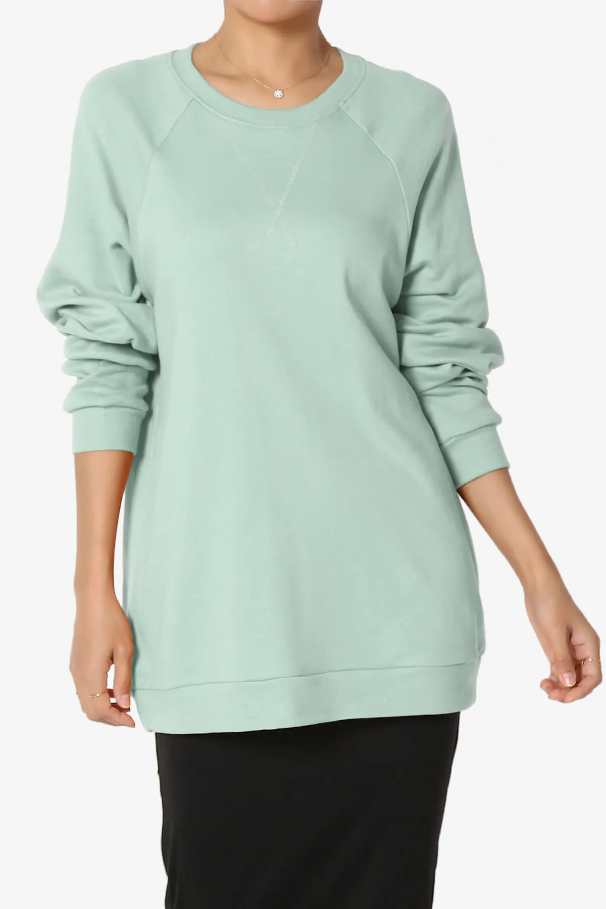 Carlene Cotton Raglan Sleeve Pullover Top
