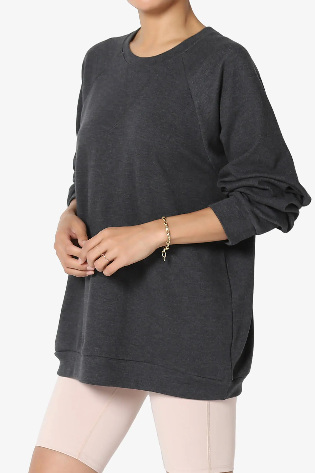 Carlene Cotton Raglan Sleeve Pullover Top