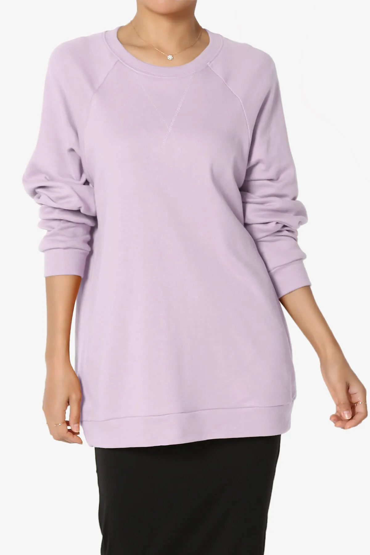 Carlene Cotton Raglan Sleeve Pullover Top