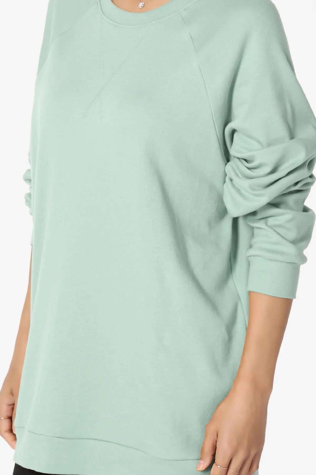 Carlene Cotton Raglan Sleeve Pullover Top