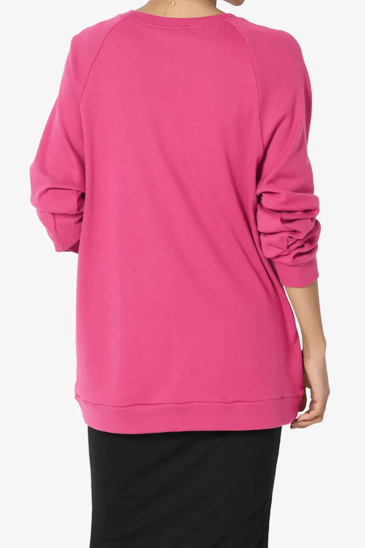 Carlene Cotton Raglan Sleeve Pullover Top