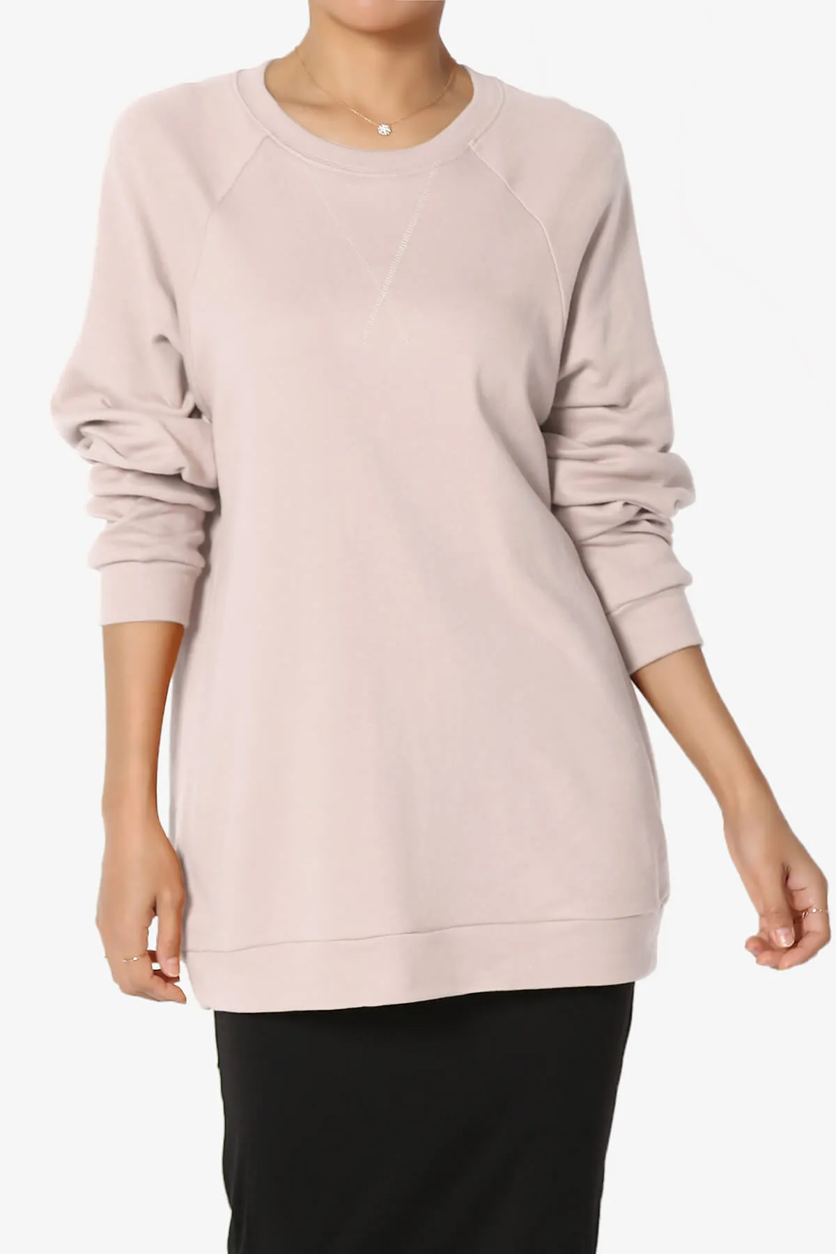 Carlene Cotton Raglan Sleeve Pullover Top
