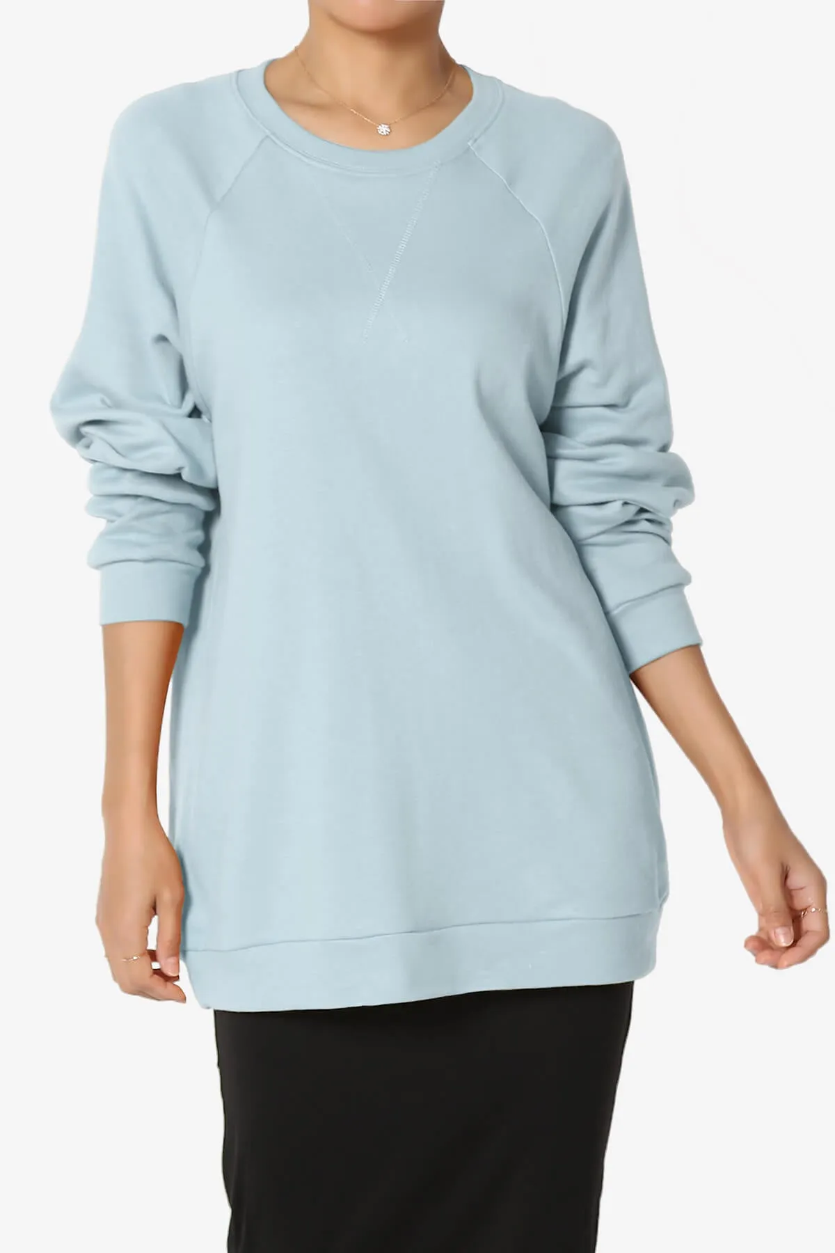 Carlene Cotton Raglan Sleeve Pullover Top