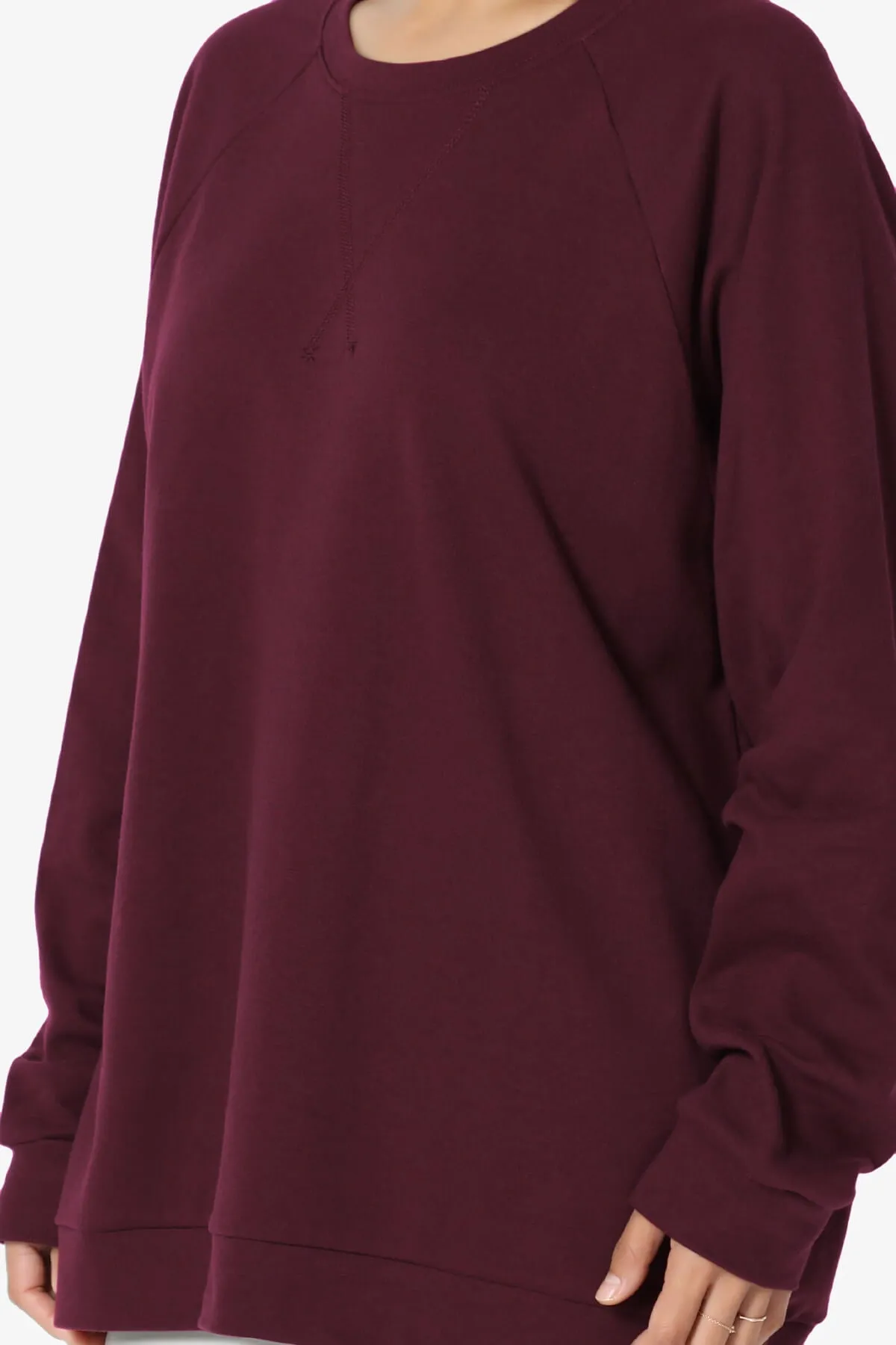 Carlene Cotton Raglan Sleeve Pullover Top
