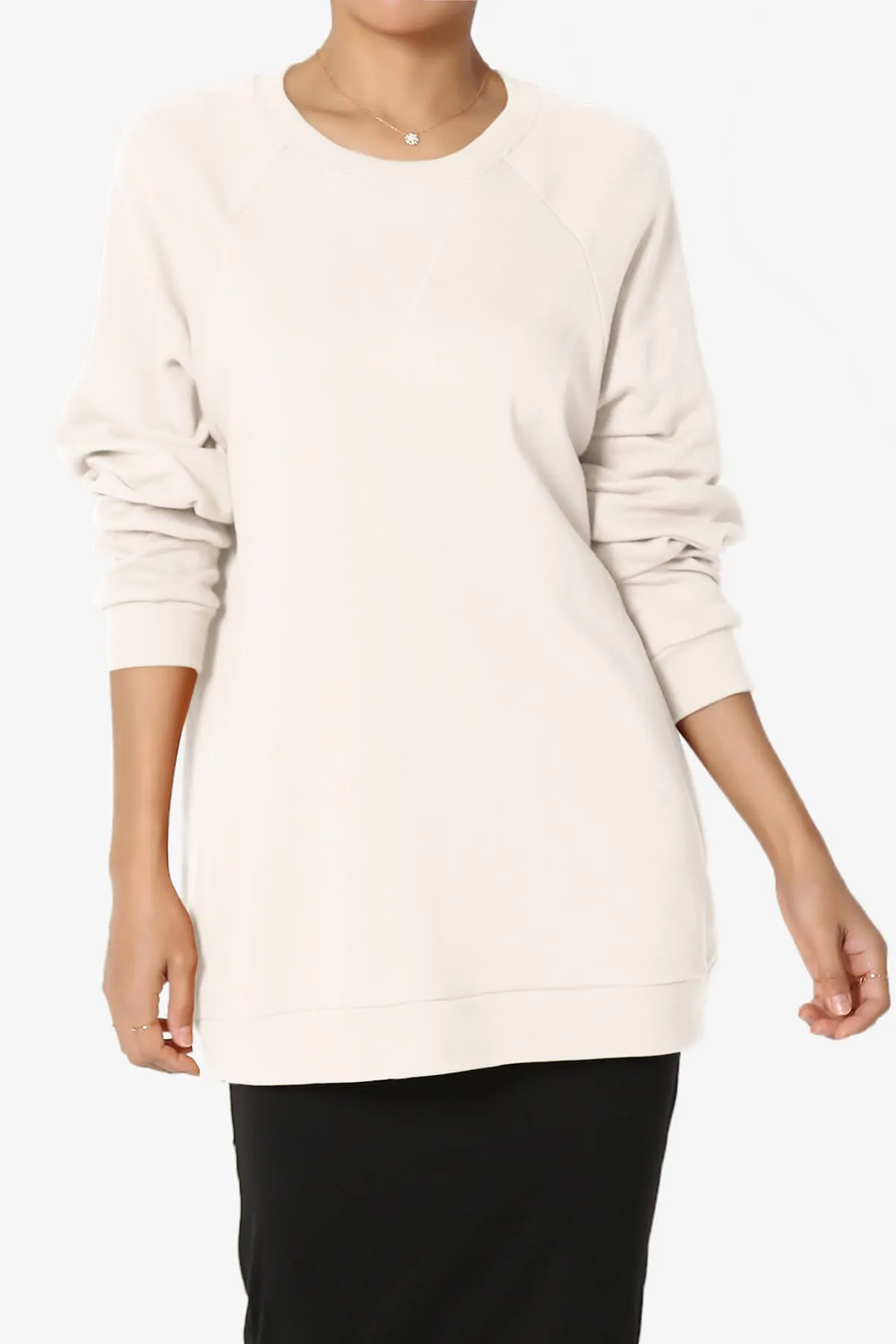 Carlene Cotton Raglan Sleeve Pullover Top