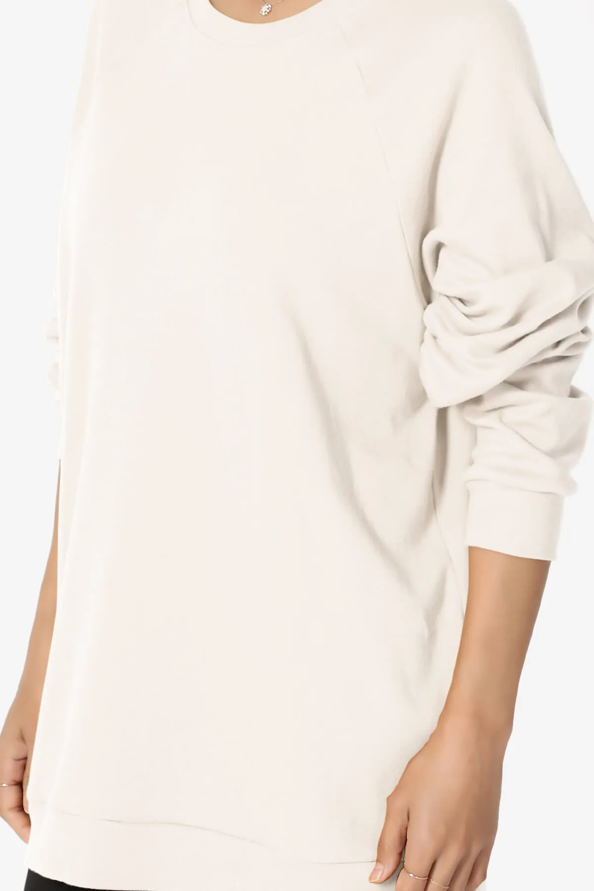 Carlene Cotton Raglan Sleeve Pullover Top