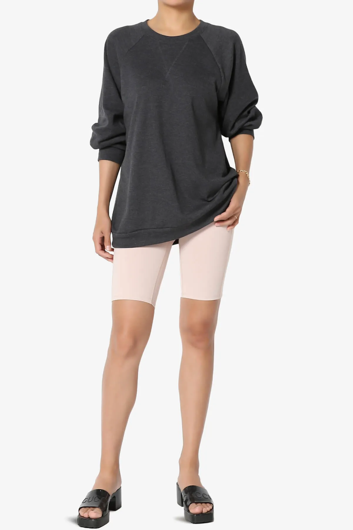 Carlene Cotton Raglan Sleeve Pullover Top