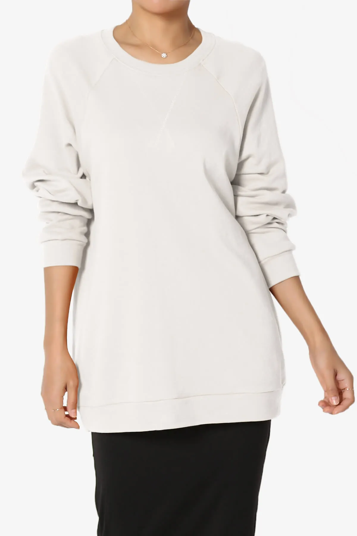 Carlene Cotton Raglan Sleeve Pullover Top
