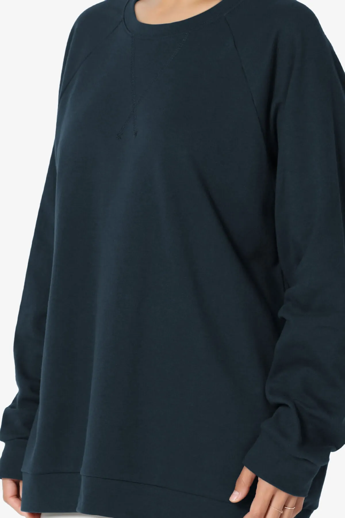 Carlene Cotton Raglan Sleeve Pullover Top