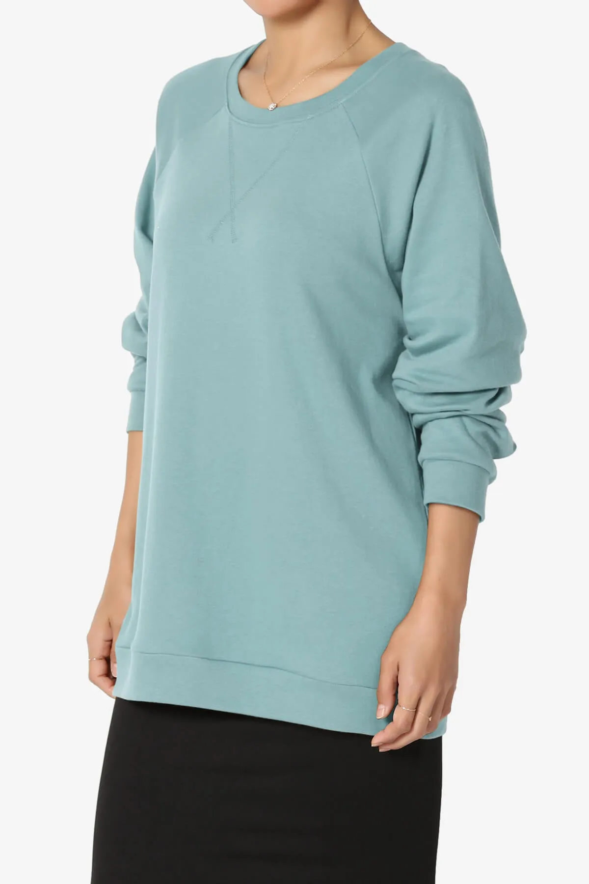 Carlene Cotton Raglan Sleeve Pullover Top