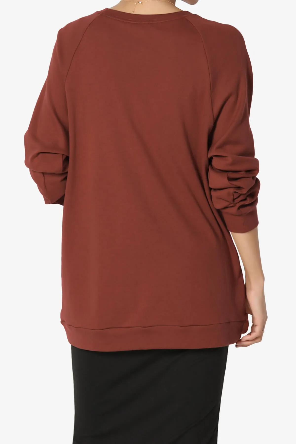 Carlene Cotton Raglan Sleeve Pullover Top
