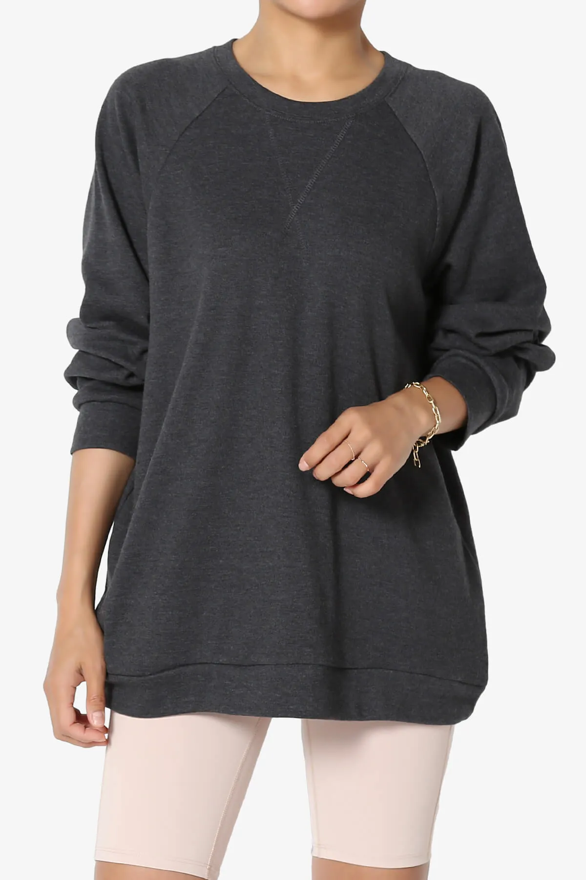 Carlene Cotton Raglan Sleeve Pullover Top