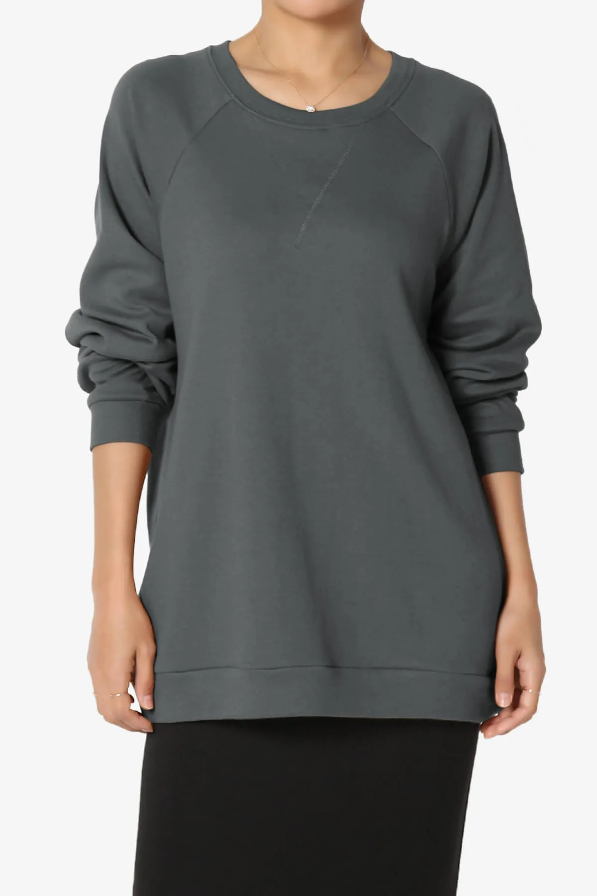 Carlene Cotton Raglan Sleeve Pullover Top