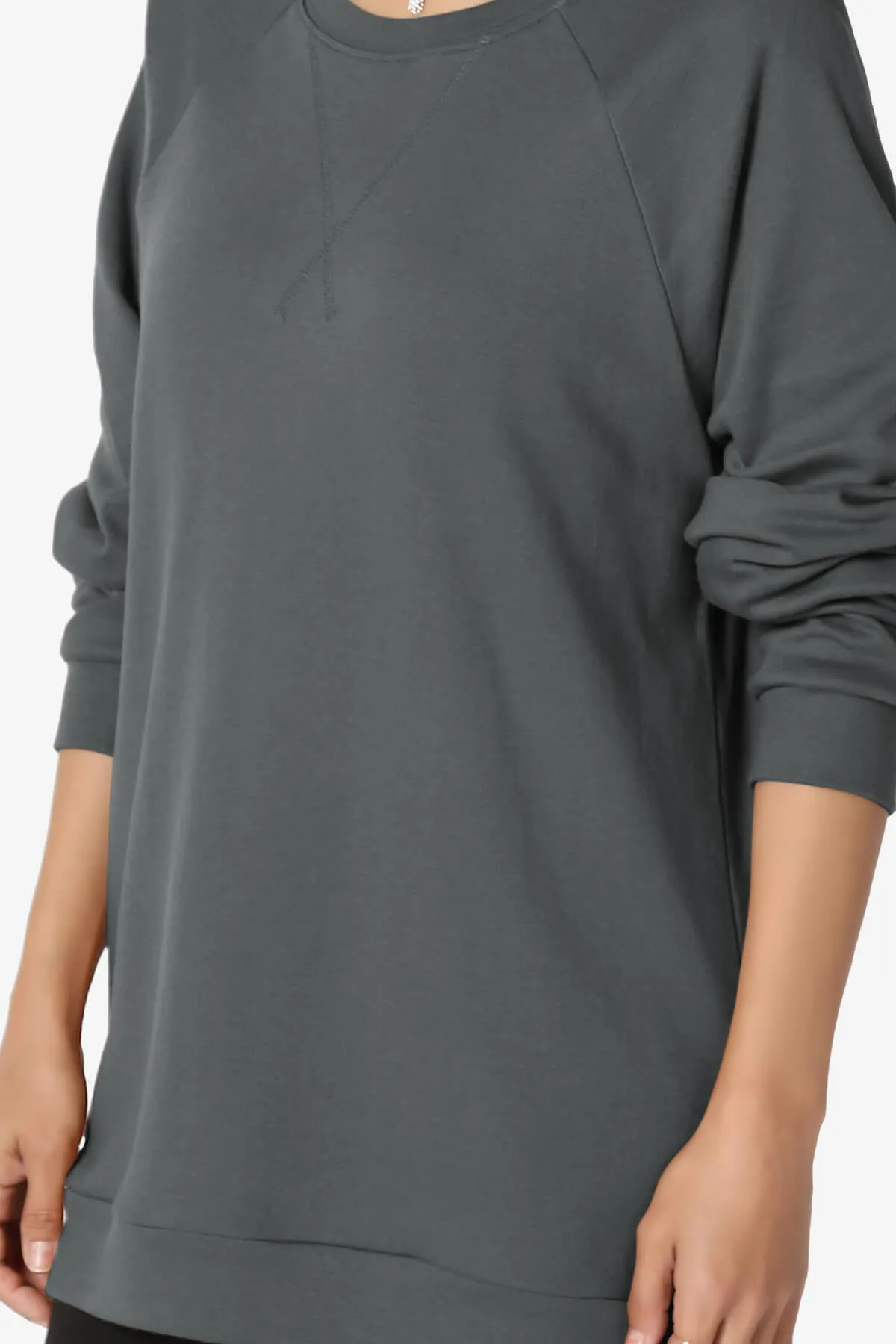 Carlene Cotton Raglan Sleeve Pullover Top