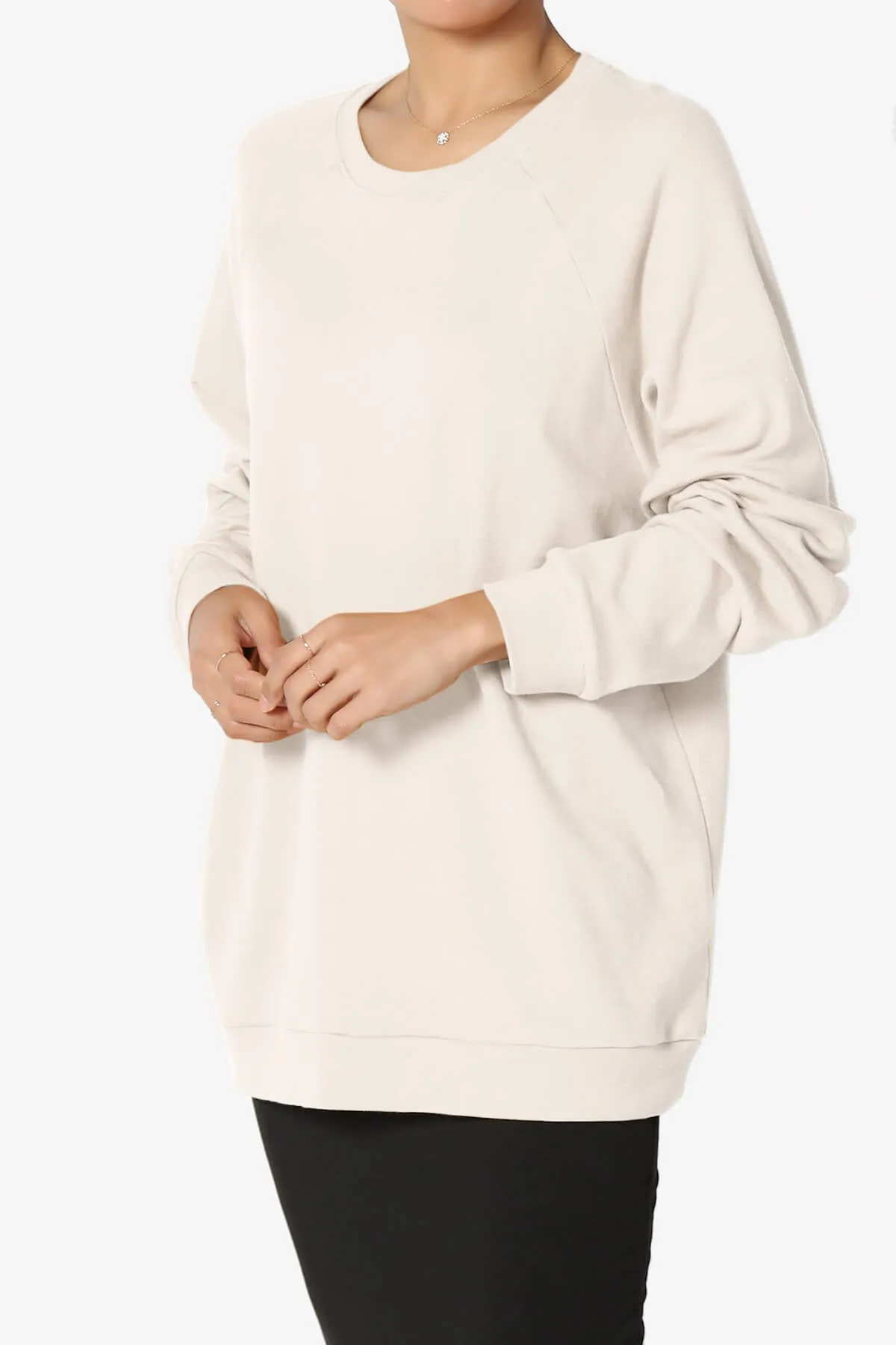 Carlene Cotton Raglan Sleeve Pullover Top