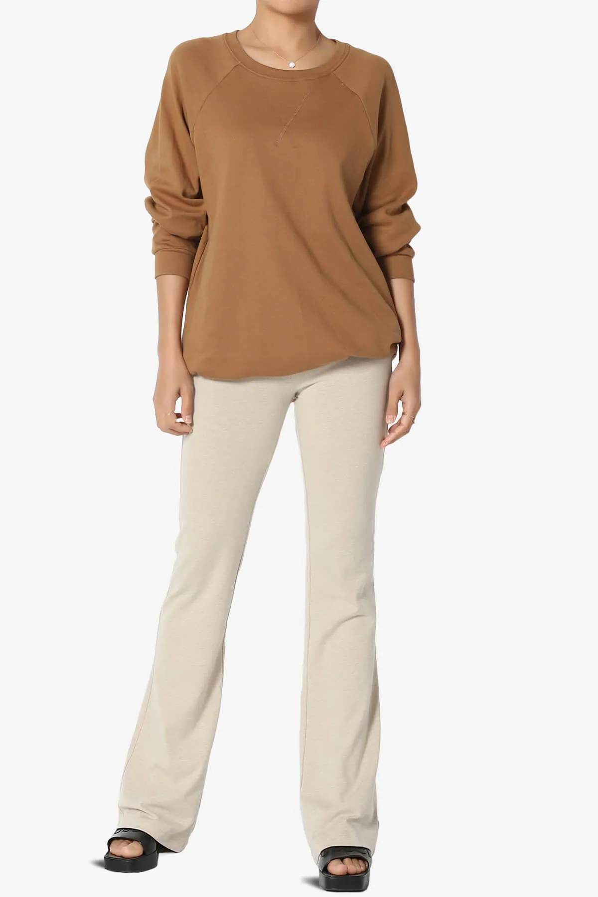 Carlene Cotton Raglan Sleeve Pullover Top