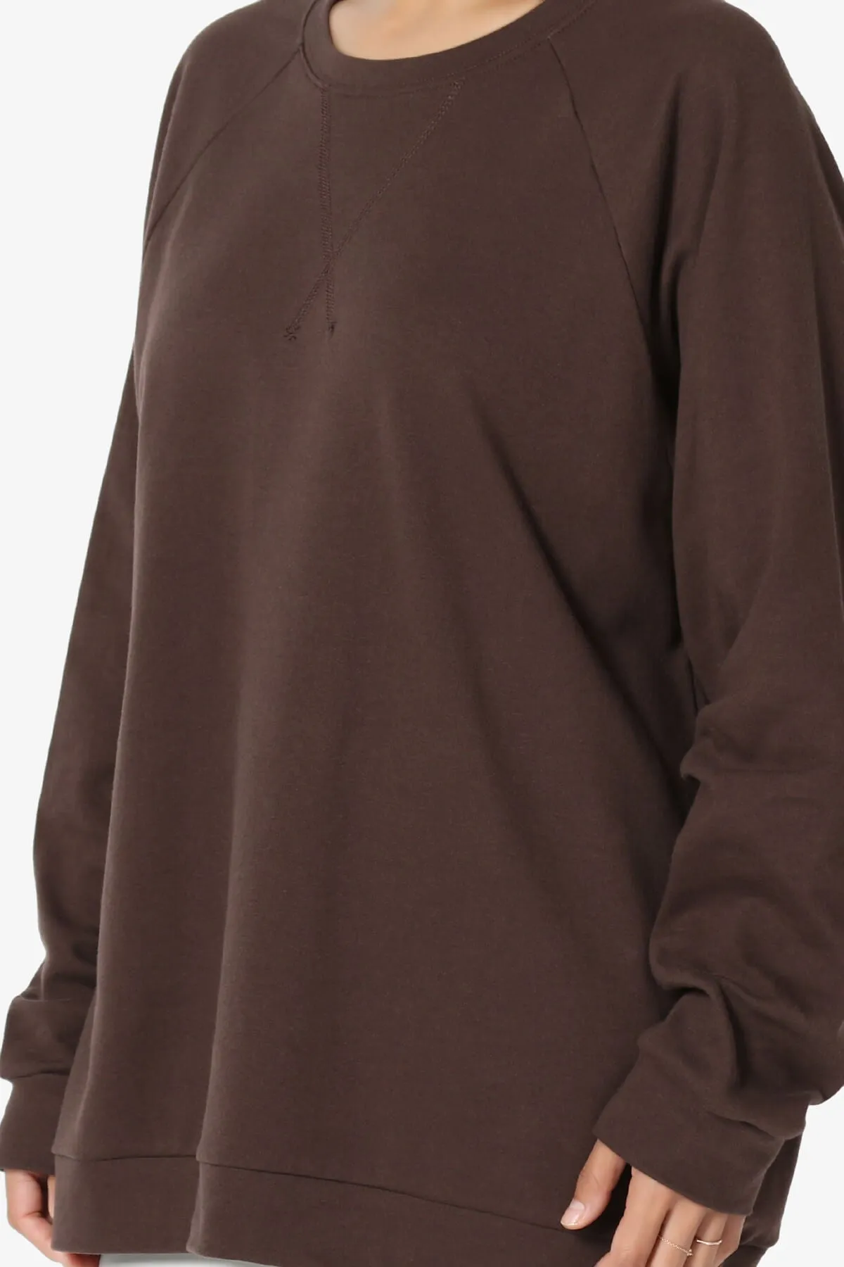 Carlene Cotton Raglan Sleeve Pullover Top